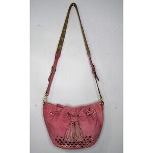 Firenze Bella Leather Crossbody Shoulder Bag Purse